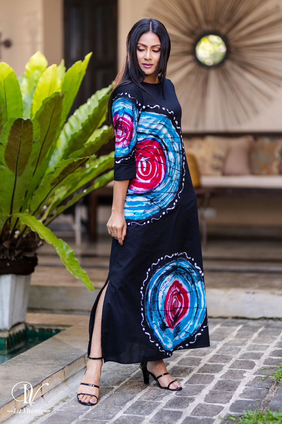 Batik on sale maxi dress